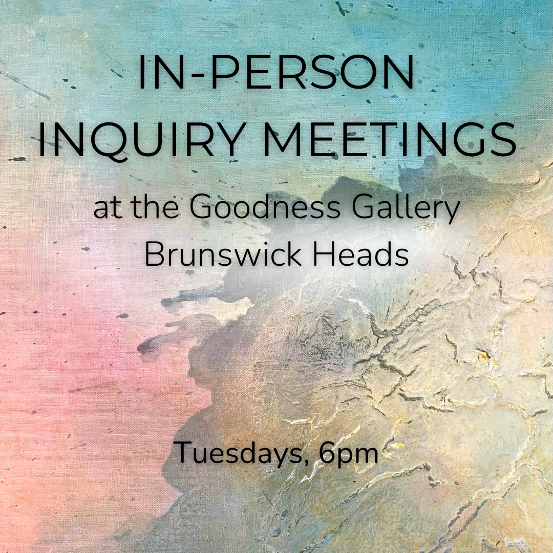 Weekly In-Person Inquiry Meetings with Jared (Brunswick Heads)